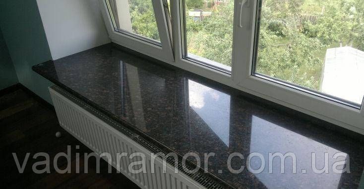 Мармурові підвіконня, Nero Marquina, виготовлення, монтаж 27 фото
